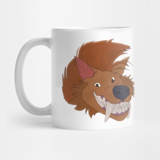 Anthro hyena face Mug